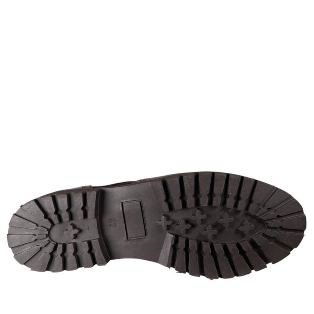 Zapatos La Valenciana Pala Vega Combinada 6814 Marrón - imagen 6