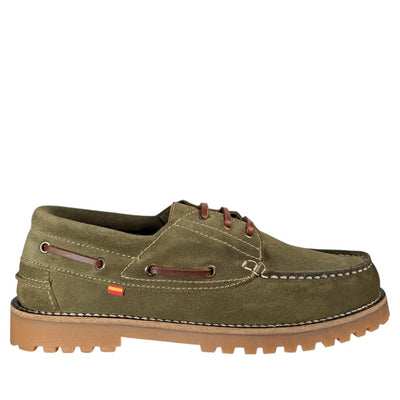 Zapatos Náuticos La Valenciana Rodrígo Serraje Verde