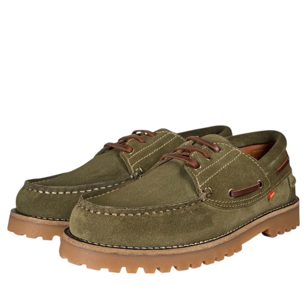 Zapatos Náuticos La Valenciana Rodrígo Serraje Verde - imagen 5