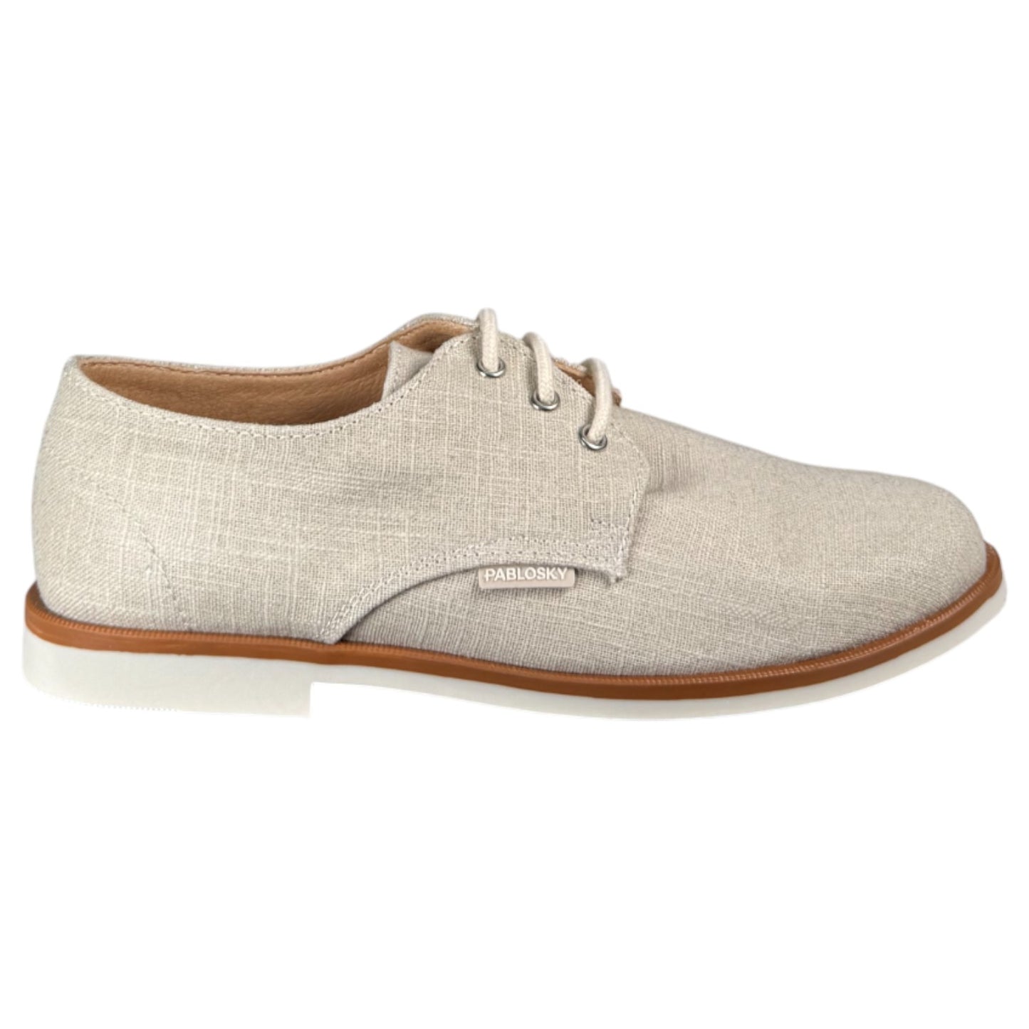 Zapatos Pablosky 729730 Lino Beige - imagen 1
