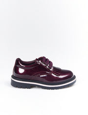 Zapatos Pablosky Blucher Charol 348199 Burdeos