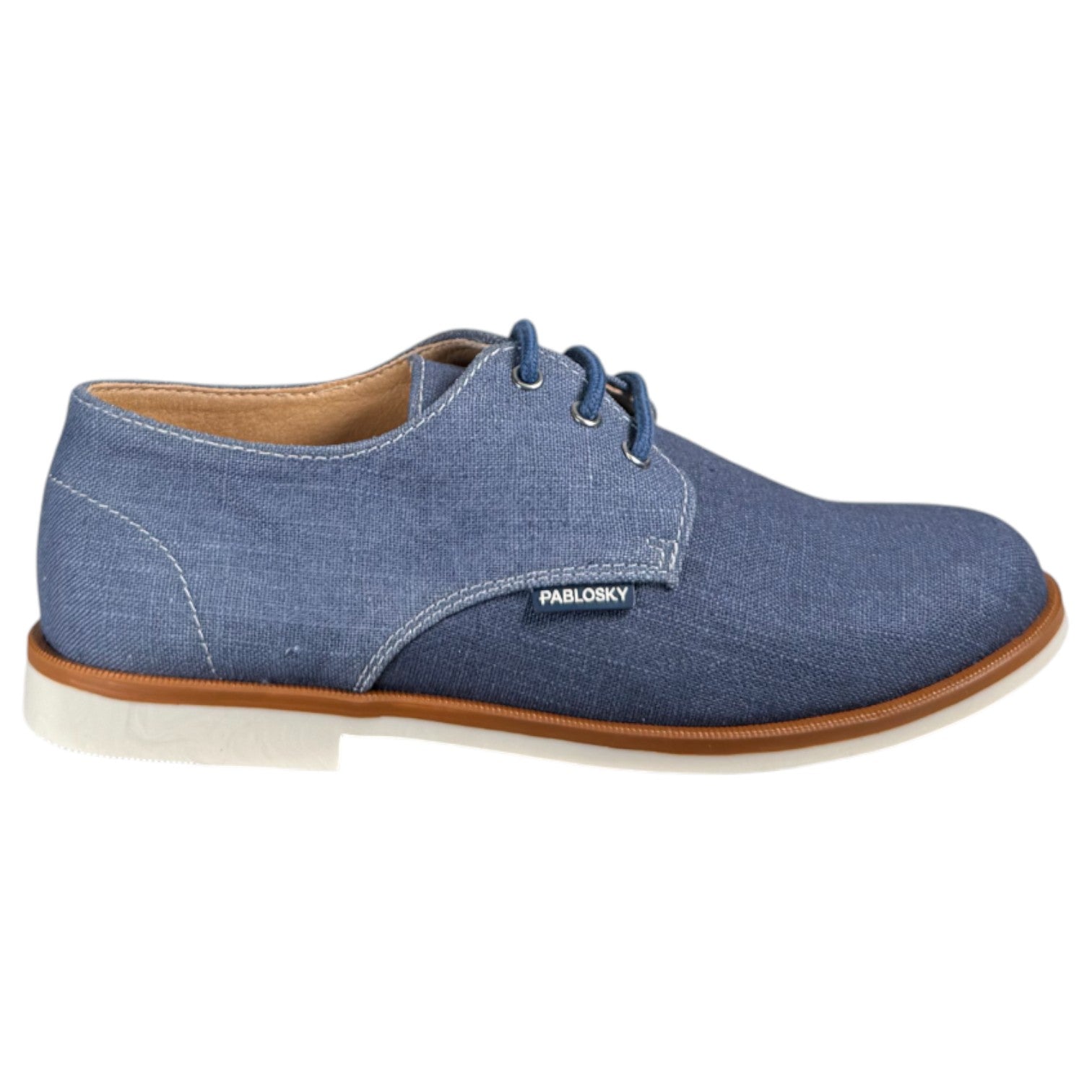 Zapatos Pablosky Pío 729740 Lino Indigo - imagen 1