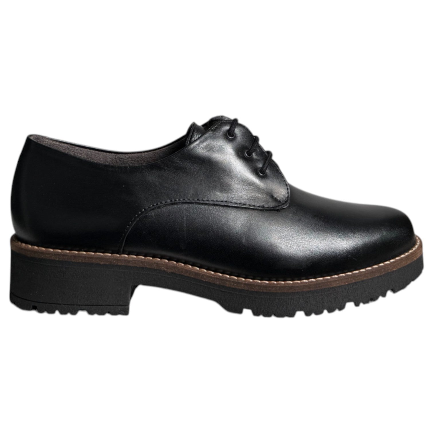 Zapatos Pitillos Blúcher 10781 Negro - imagen 1