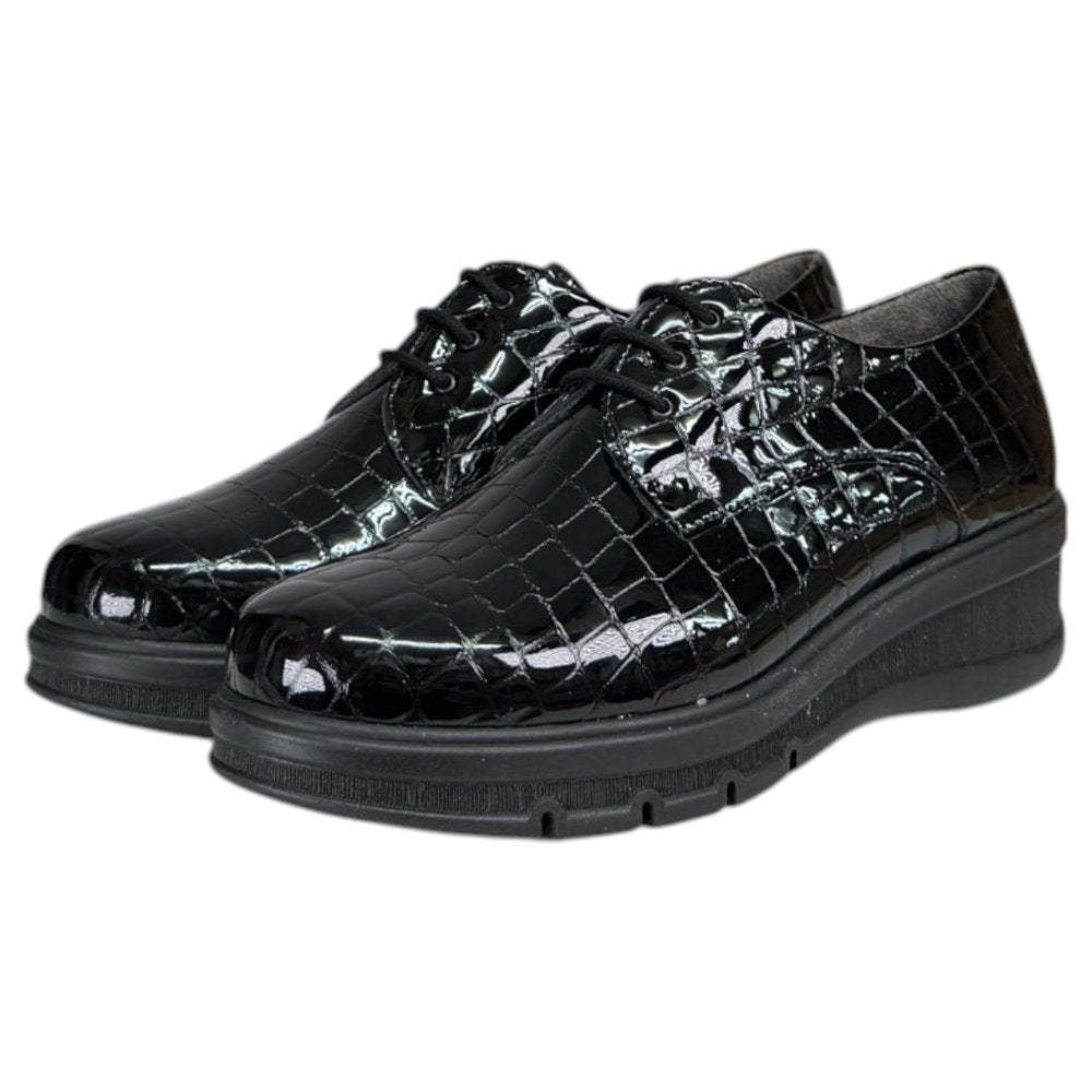 Zapatos Pitillos Blúcher Coco 11542 Negro - imagen 5