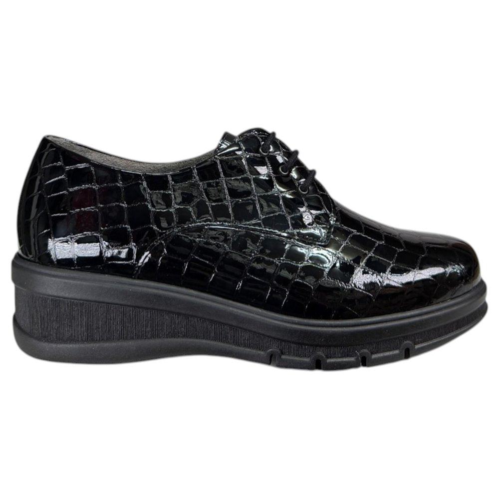 Zapatos Pitillos Blúcher Coco 11542 Negro - imagen 1