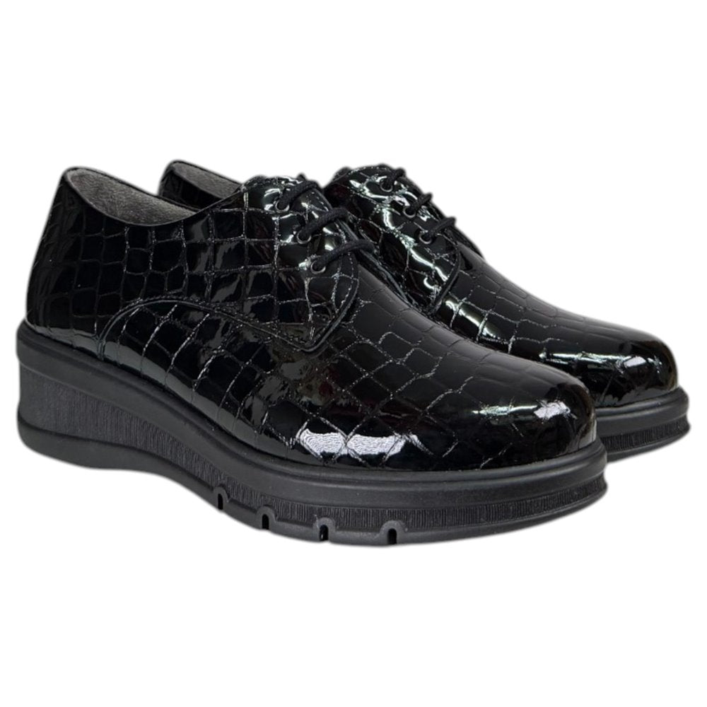 Zapatos Pitillos Blúcher Coco 11542 Negro - imagen 4