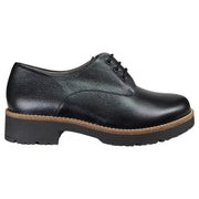 Zapatos Pitillos Blúcher Piel Grabada 11561 Negro