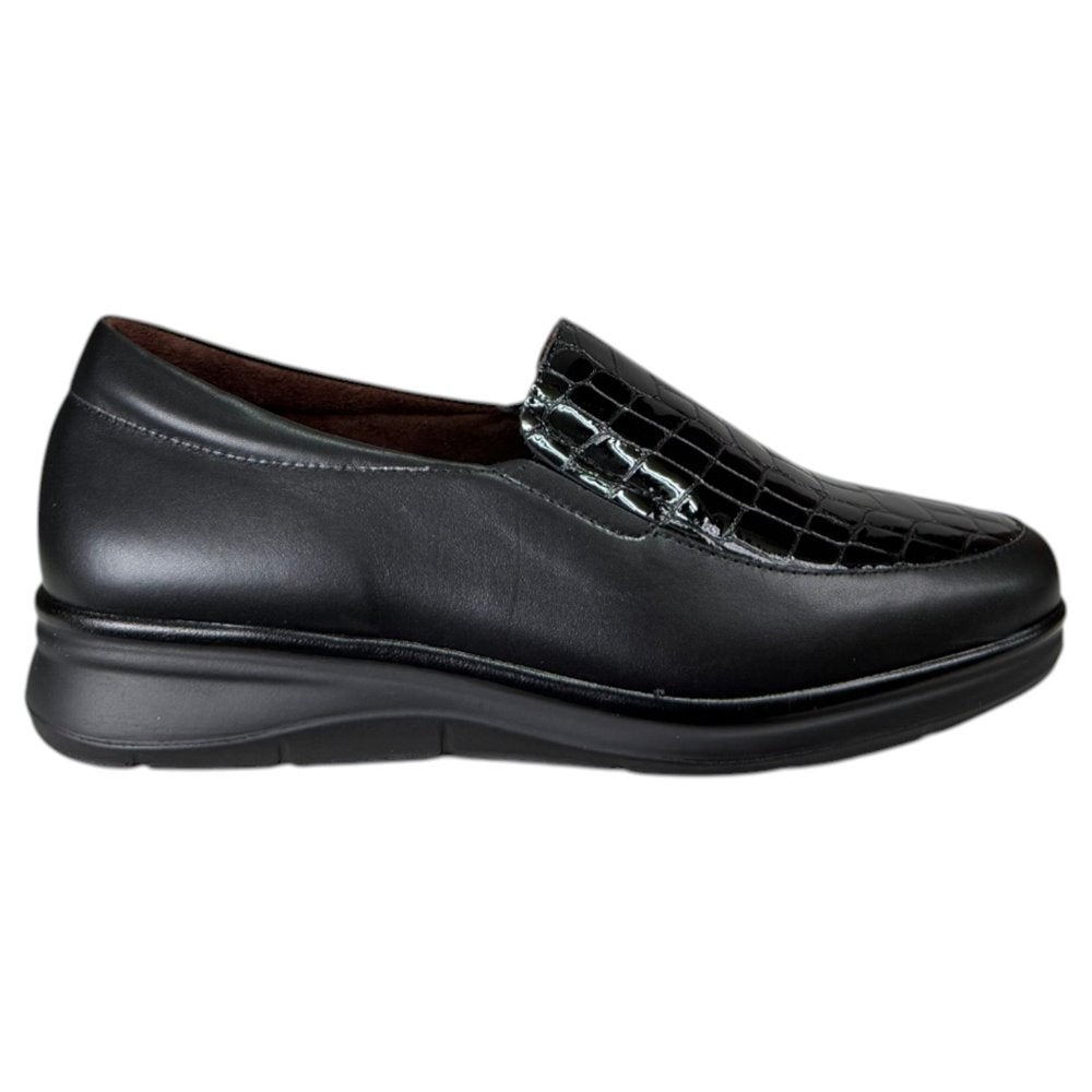 Zapatos Pitillos Copete Coco 11503 Negro - imagen 1