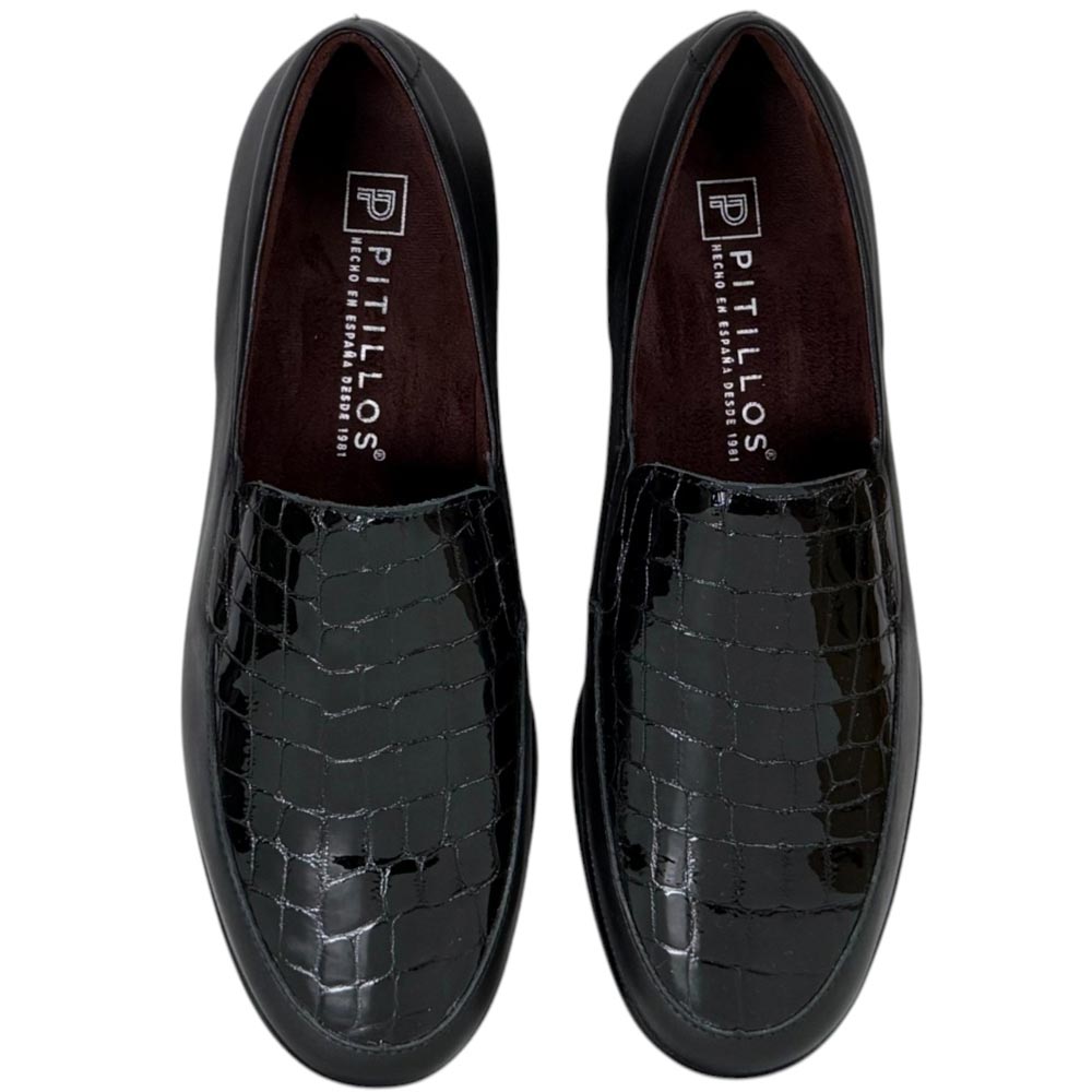 Zapatos Pitillos Copete Coco 11503 Negro - imagen 3