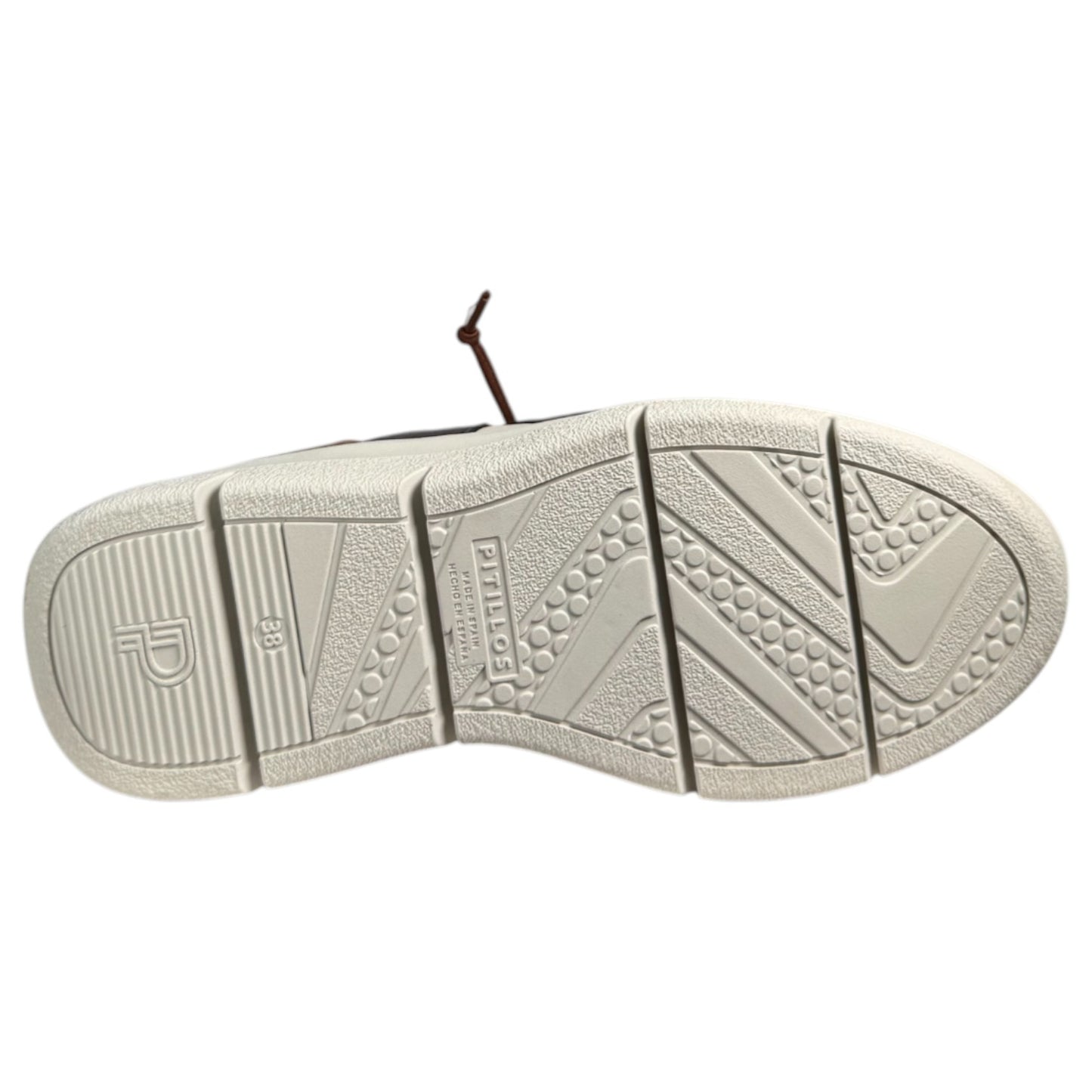 Zapatos Pitillos Deportivos Cuña Elásticos 10912 Cuero - imagen 5