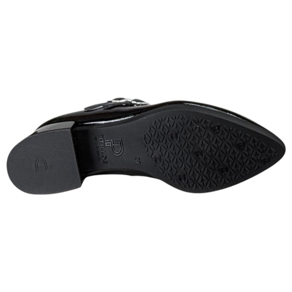 Zapatos Pitillos Mary Jane Punta 11671 Negro - imagen 6