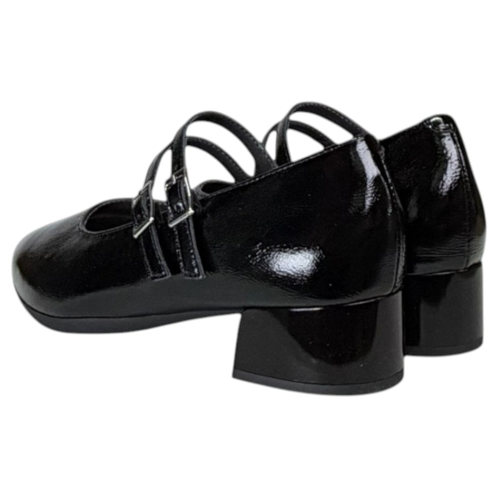 Zapatos Pitillos Mary Jane Punta 11671 Negro - imagen 5