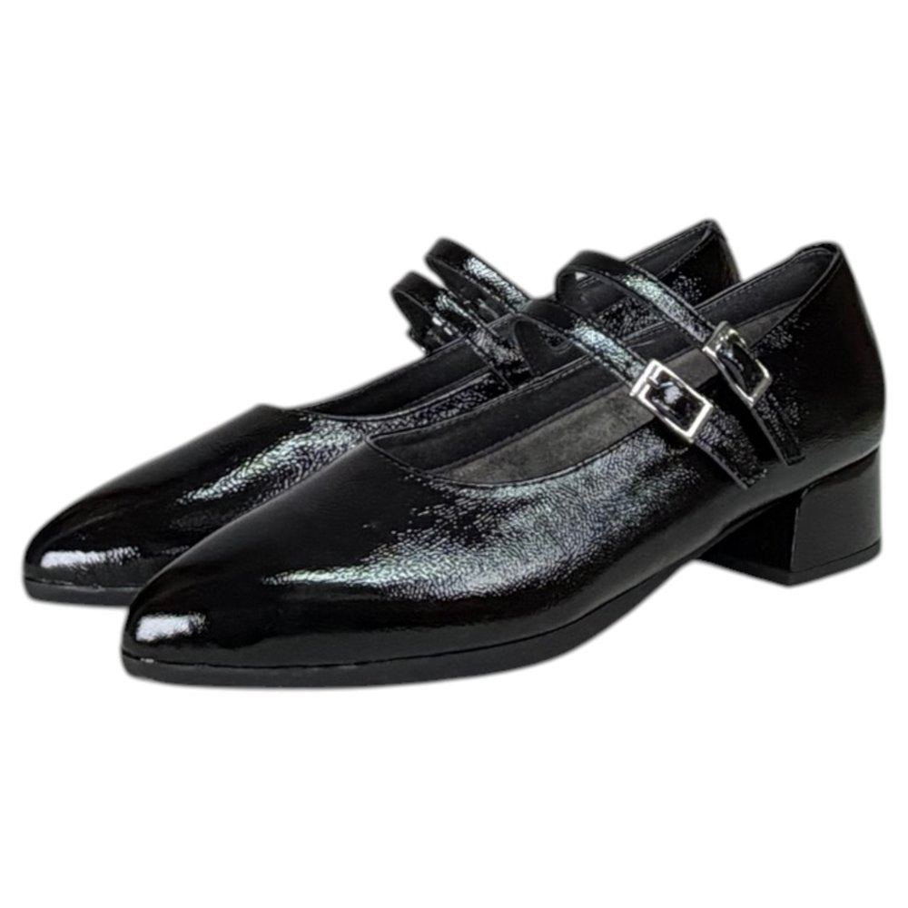 Zapatos Pitillos Mary Jane Punta 11671 Negro - imagen 4