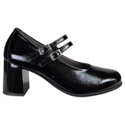 Zapatos Pitillos Mary Jane Tacón 11651 Negro