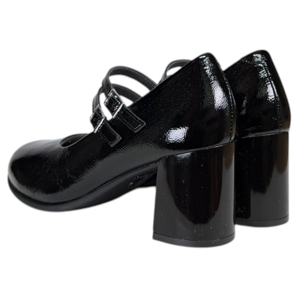 Zapatos Pitillos Mary Jane Tacón 11651 Negro - imagen 5