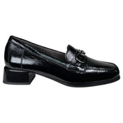 Zapatos Pitillos Mocasines Charol 10814 Negro