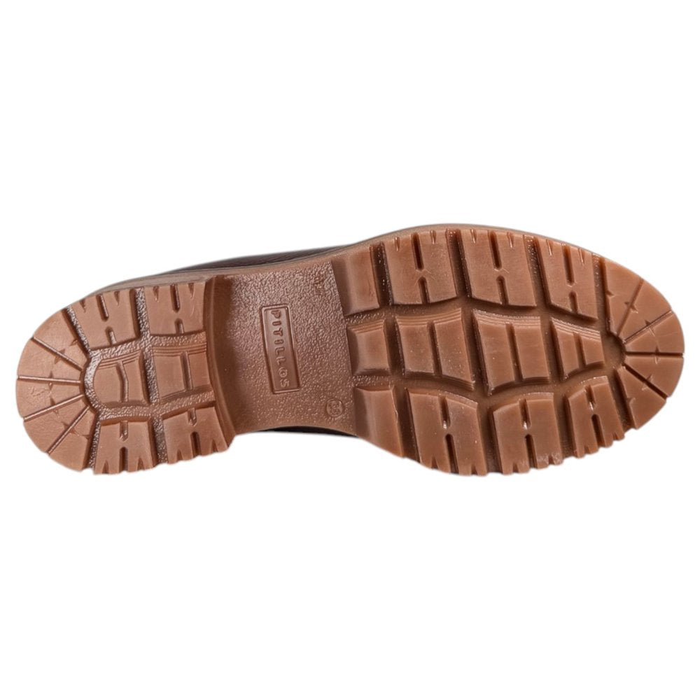 Zapatos Pitillos Mocasines Hebilla 11562 Marrón - imagen 7