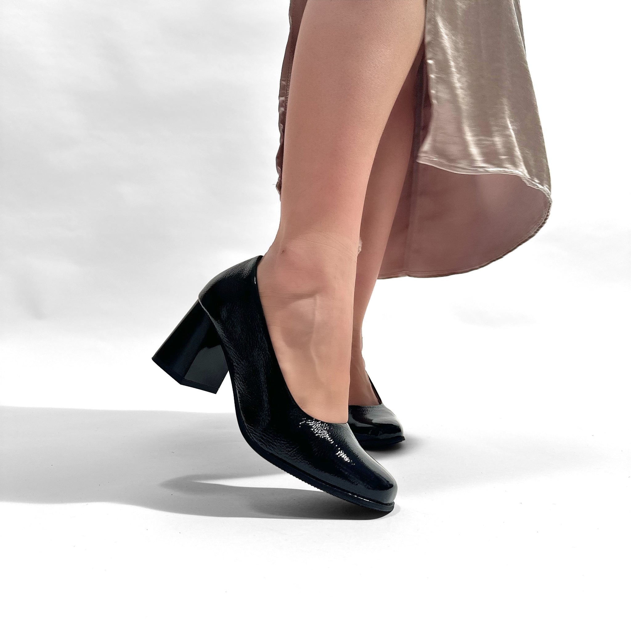 Zapatos Pitillos Salón Charol 5790 Negro - imagen 1