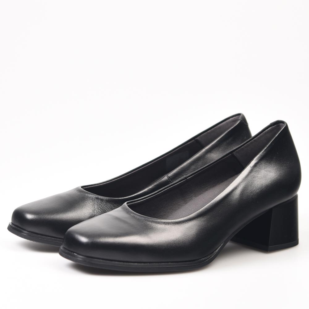 Zapatos Pitillos Salón Liso 103 Negro - imagen 3