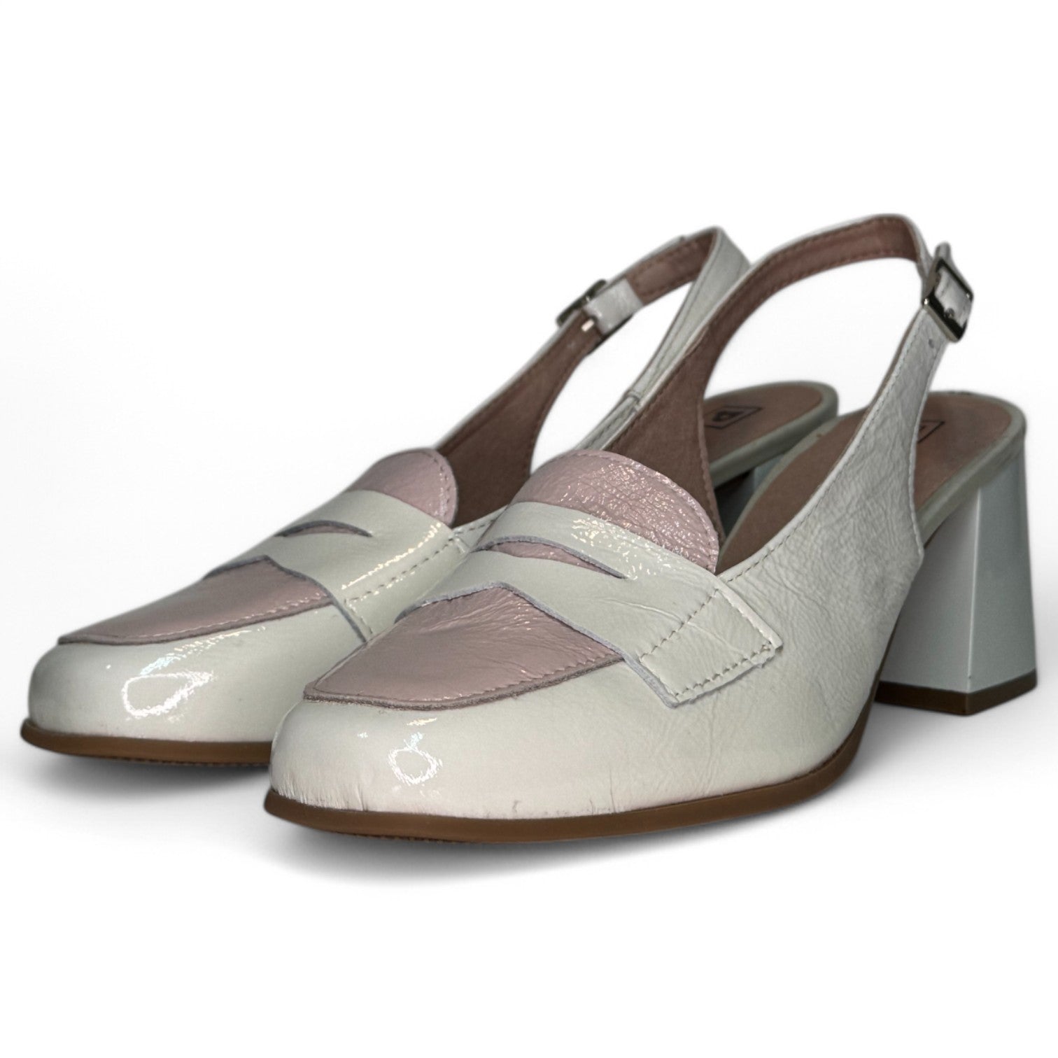 Zapatos Pitillos Tacón Antifaz 10491 Glacial Nude - imagen 5