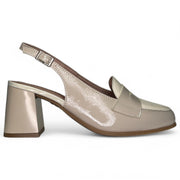 Zapatos Pitillos Tacón Antifaz 10491 Piedra Crema