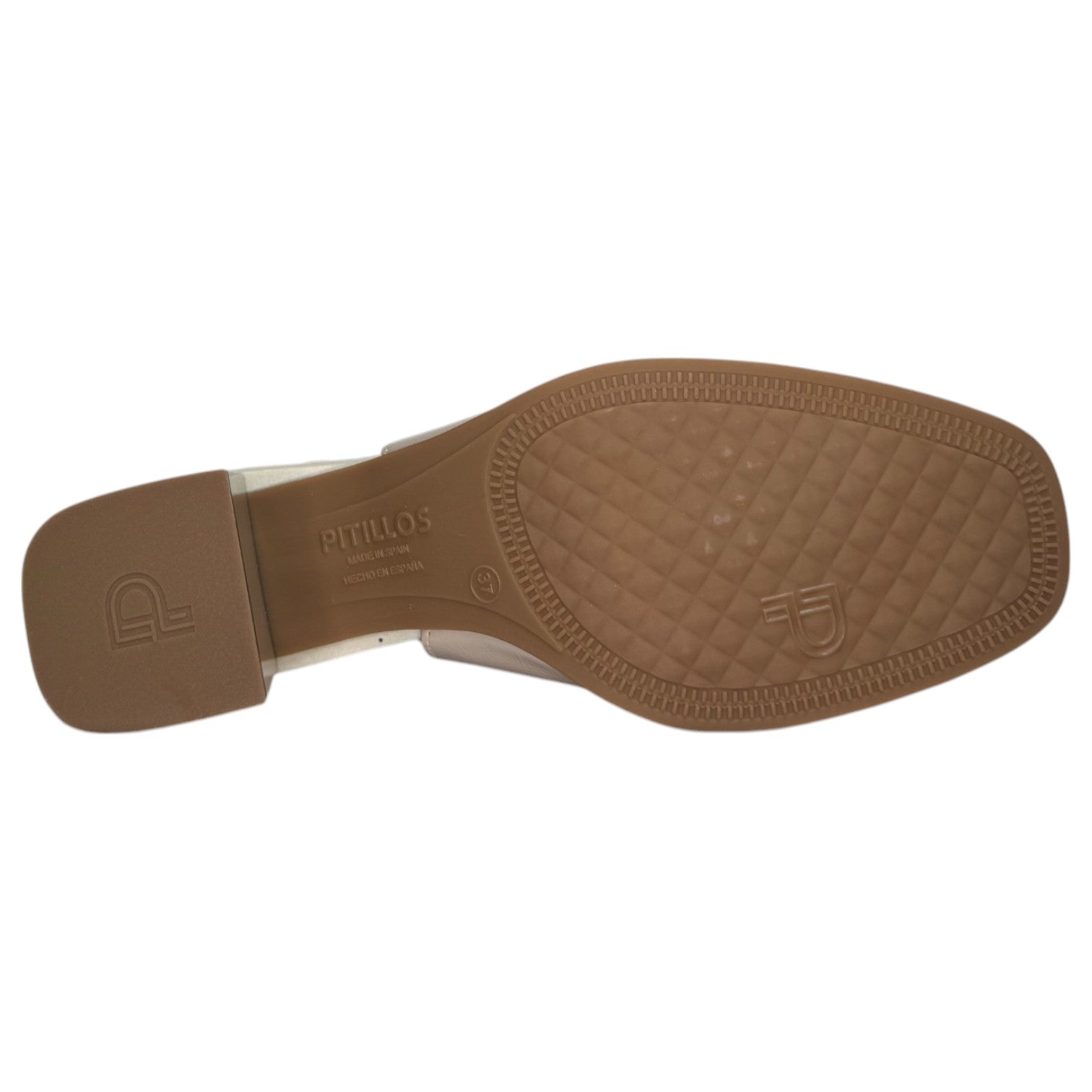 Zapatos Pitillos Tacón Antifaz 10491 Piedra Crema - imagen 7