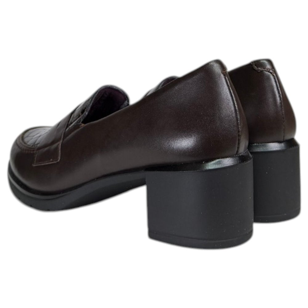 Zapatos Pitillos Tacón Antifaz Coco 11620 Marrón - imagen 6