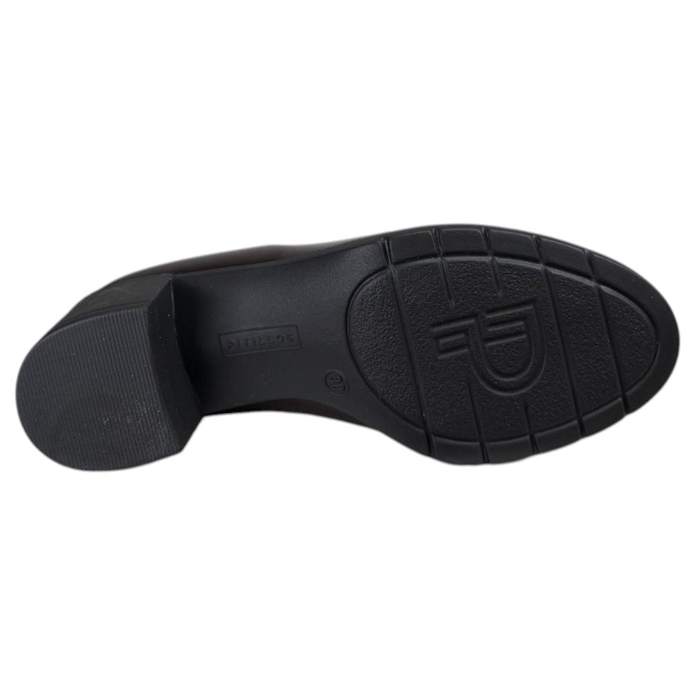 Zapatos Pitillos Tacón Antifaz Coco 11620 Marrón - imagen 7