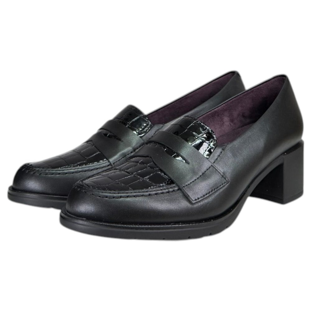 Zapatos Pitillos Tacón Antifaz Coco 11620 Negro - imagen 5