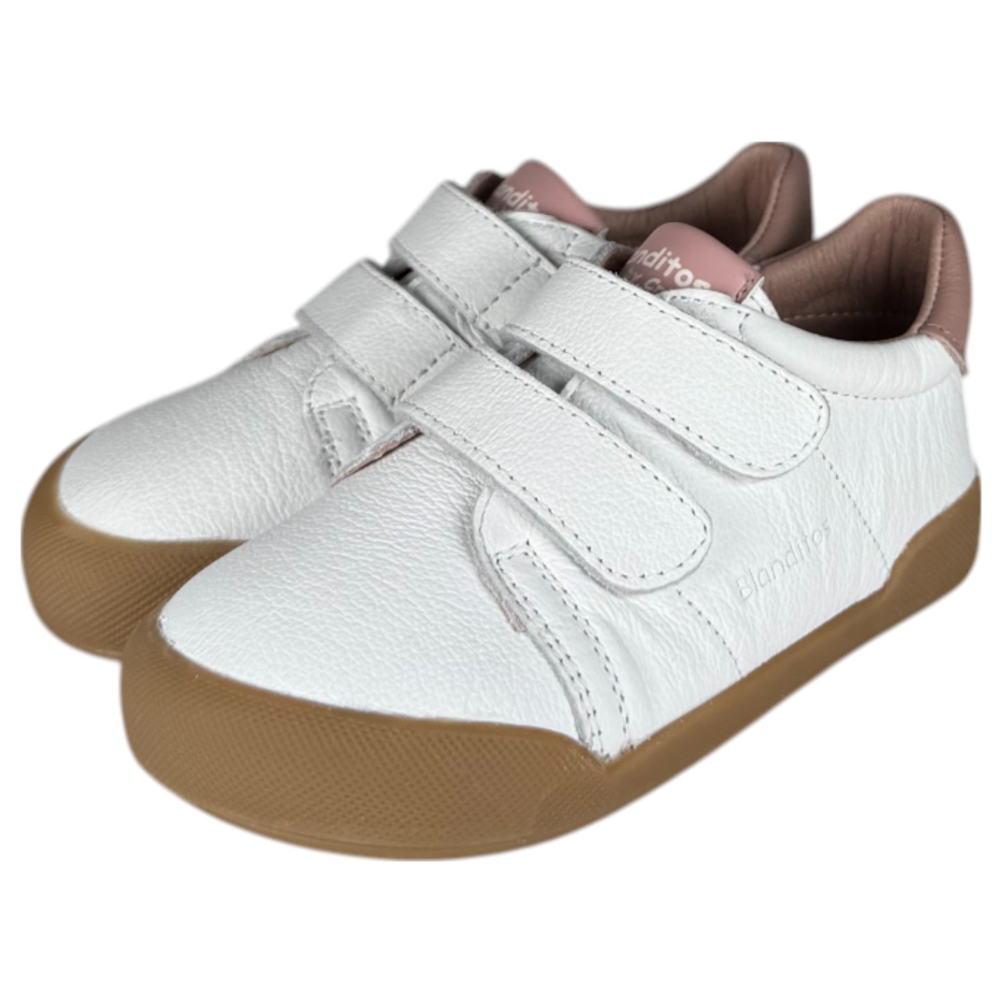 Zapatos Respetuosos Blanditos Londres Blanco Rosa Palo - imagen 3