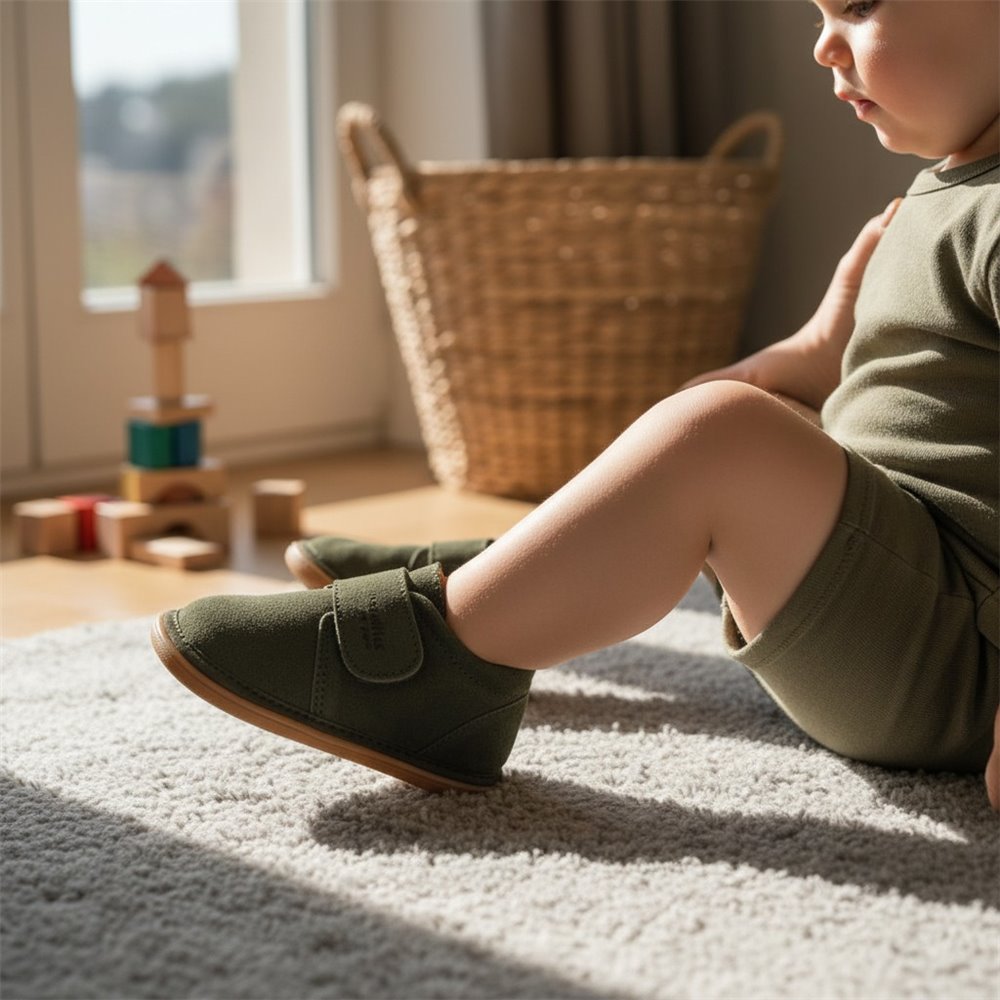 Zapatos Respetuosos Blanditos Neón Verde27