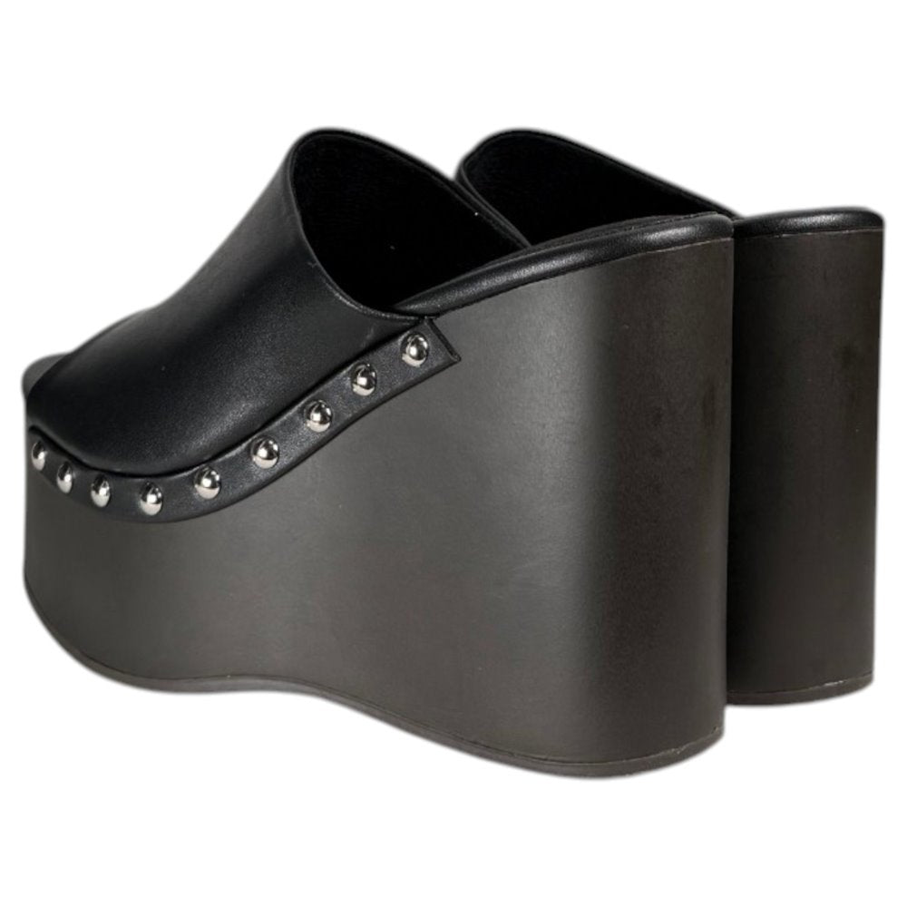 Zuecos Corina Cuña Tachas M6368 Negro - imagen 6
